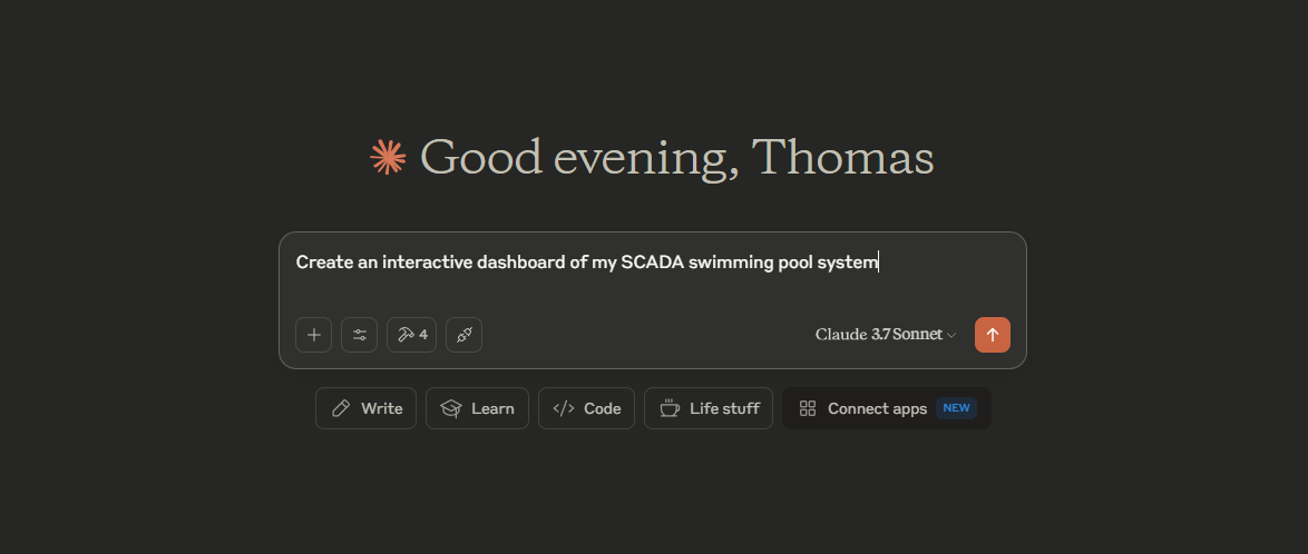 Claude Desktop Dashboard Prompt